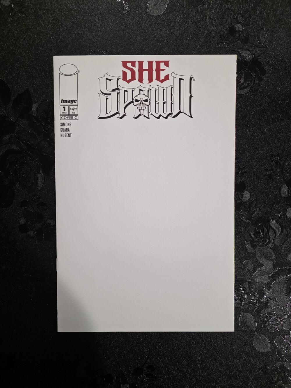Image Comics She Spawn #1 Cover C Blank Variant 2026